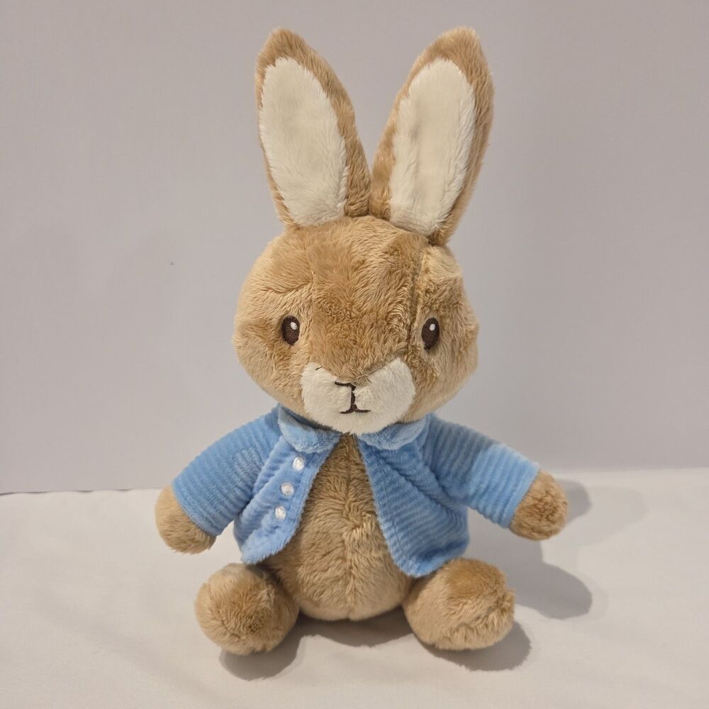 Kids Preferred Peter Rabbit Curduroy Blue Coat 12" Plush Stuffed Animal Toy 2026